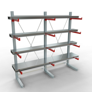 Kragarmregal K 6000 Komplettregal einseitig, 3000x3000x750 mm (HxBxT), 5 Lagerebenen SCHULTE Lagertechnik